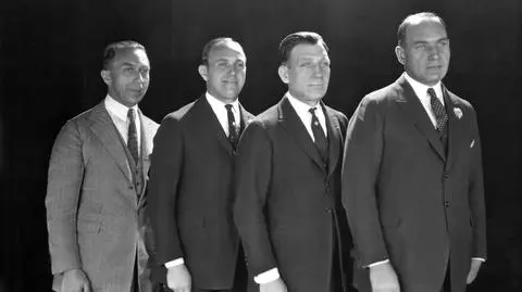 Bracia Warnerowie w 1926 roku. Od lewej: Harry, Jack, Sam i Albert 