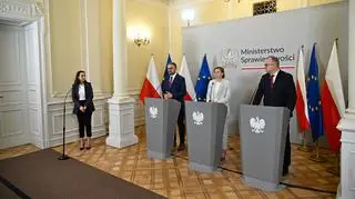 Konferencja w Ministerstwie Sprawiedliwości
