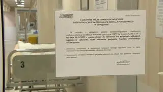 Zakaz odwiedzin w szpitalu w Oświęcimiu