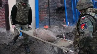 Bomba zostanie zdetonowana na poligonie lądowym Marynarki Wojennej
