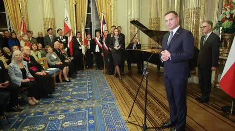 Andrzej Duda spotkał się z Polonią w Paryżu