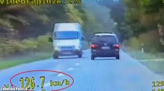 Niwiska. Kierowca został ukarany wysokim mandatem oraz punktami karnymi