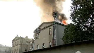 Pożar szkoły w Lublińcu