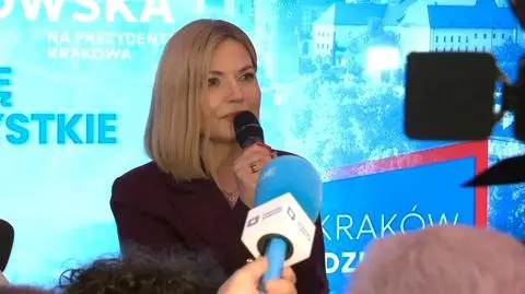 Piątkowska do Gibały: życzę ci sukcesów, ale będę patrzyła ci na ręce