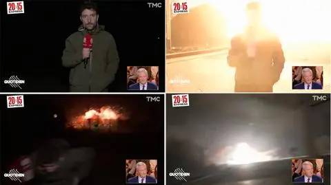 Francuski reporter omal nie zginął w rosyjskim ostrzale. Telewizja pokazała nagranie