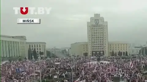 Sierakowski o proteście w Mińsku