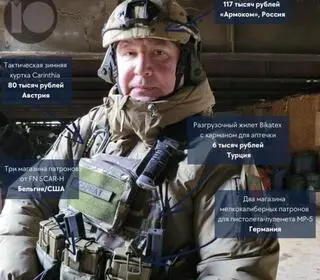 Bliski współpracownik Putina na froncie. "Wojuje z NATO natowskim ekwipunkiem"