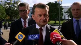 Błaszczak o stałej bazie sił USA w Polsce: jest poparcie dla tego projekty