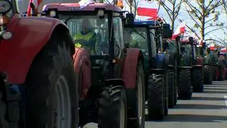 Rolnicy zablokowali szczecińskie ulice