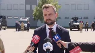 Władysław Kosiniak-Kamysz odpowiada na pytania dziennikarzy 