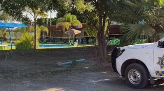 Maskara w kurorcie La Palma w miejscowości Cortazar w Meksyku 