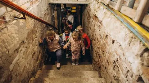 Ewakuacja dzieci w Irpieniu, lipiec 2022