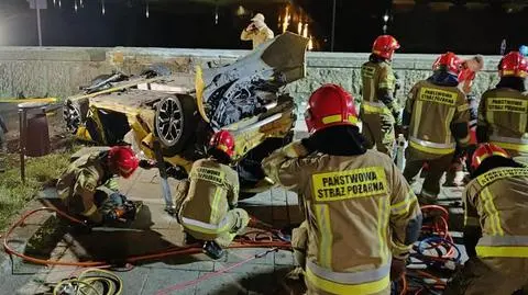 Badają nie tylko prędkość pojazdu, ale też czy jakiś wpływ miały zwężenie drogi oraz pieszy z nagrania