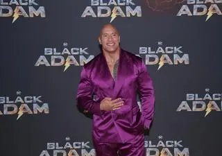 Premiera filmu "Black Adam". Dwayne Johnson