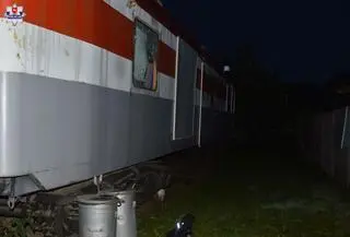Mężczyzna pokaleczył się podczas włamania