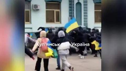 Kupiańsk (obwód charkowski): próba zatrzymania samochodu dywersanta