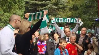 w ostatniej drodze Dawidowi towarzyszyło tez wielu kibiców Lechii