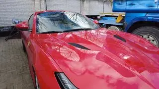 Straż Graniczna odzyskała poszukiwane ferrari o wartości 1,2 miliona złotych