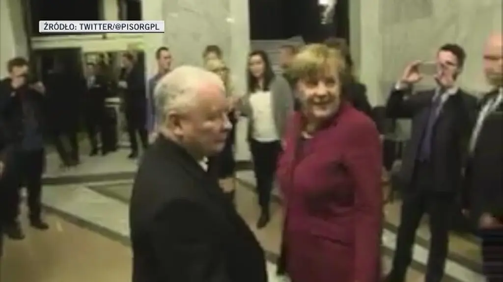 Spotkanie Merkel-Kaczyński w Bristolu