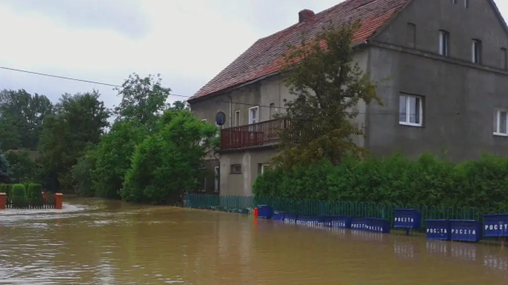 Woda w miejscowości Strzelce 