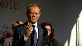 Przemówienie Donalda Tuska podczas wiecu w Gdańsku