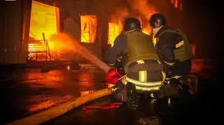 Odessa. Miejsce uderzenia rosyjskiej rakiety  