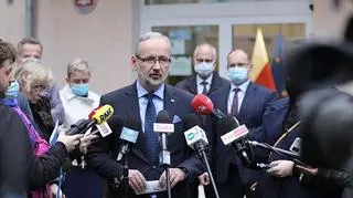 Adam Niedzielski na konferencji przed CPS "Dialog"