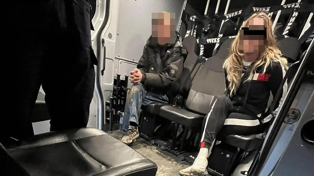 Zatrzymana kobieta 