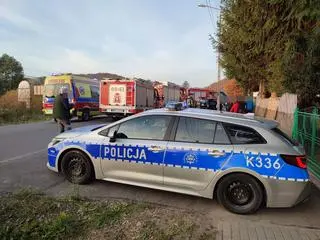 Wypadek autokaru pod Brzozowem na Podkarpaciu.