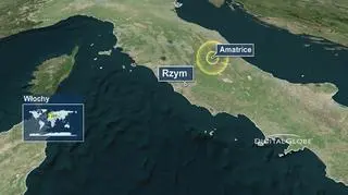 Poważne zniszczenia odnotowano w Amatrice