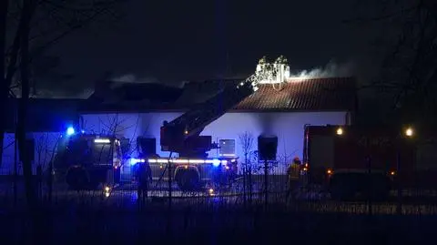 "Cały budynek był objęty pożarem". Spłonęła sala królestwa świadków Jehowy