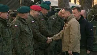 Prezydent w 16. Pomorskiej Dywizji Zmechanizowanej w Olsztynie przywitał żołnierzy