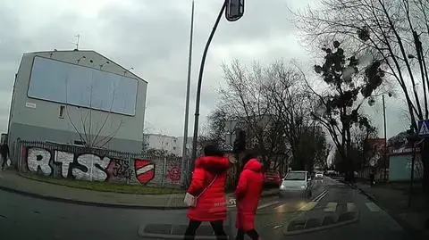 Zamiast przejścia dla pieszych wybrały ulicę. "W tym przypadku zabrakło zdrowego rozsądku"