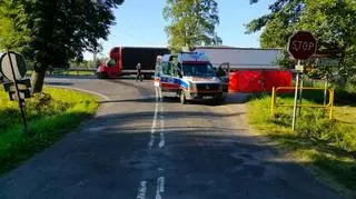 Do wypadku doszło w miejscowości Dębina (woj. łódzkie)