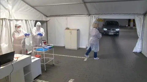 Testy w mobilnym punkcie pobrań