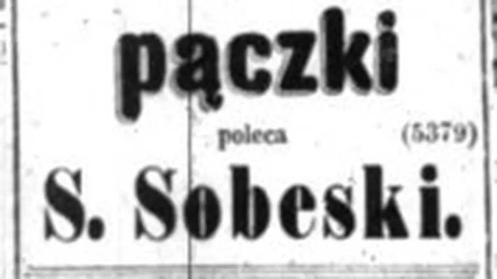 Reklama pasowa z 1875 roku