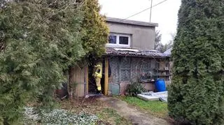 Tragiczny pożar na terenie ogródków działkowych