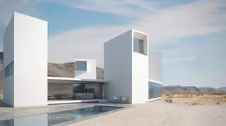 Four Eyes House w Coachella Valley, Kalifornia