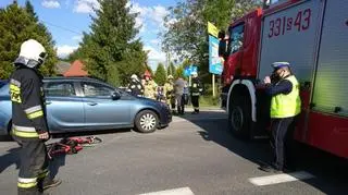 Poszkodowane w wypadku zostały przetransportowane do szpitala