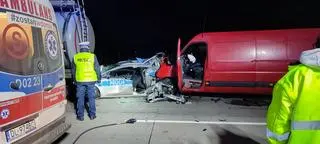 Wypadek na dolnośląskim odcinku autostrady A4