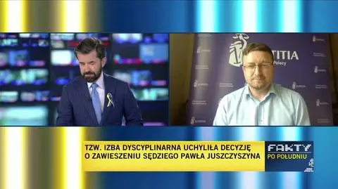 Cała rozmowa z Pawłem Juszczyszynem po uchyleniu jego zawieszenia przez nieuznawaną Izbę Dyscyplinarną