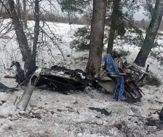 Miejsce tragedii w obwodzie żytomierskim 
