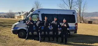 Opolscy policjanci na Podkarpaciu