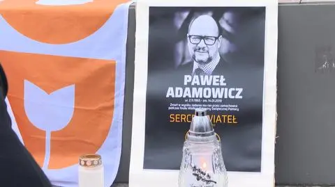 Demonstracja w Szczecinie w czwartą rocznicę śmierci Adamowicza