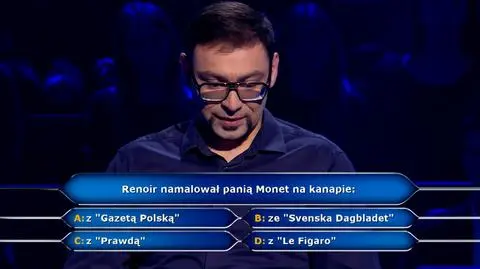 Obraz Renoira w pytaniu z "Milionerów" za 10 tysięcy złotych