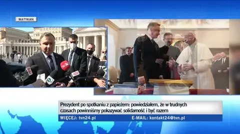 Duda: pandemia nie jest w odwrocie, ale jest pod kontrolą 