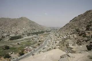 Widok na Kabul