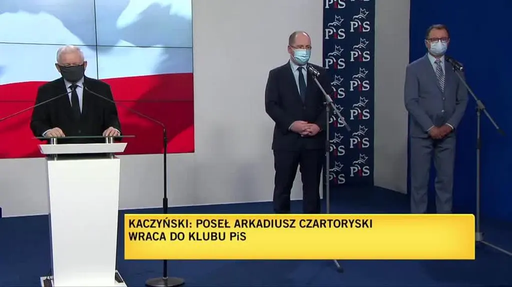 Czartoryski o swoim powrocie do klubu PiS