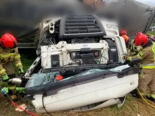 Do wypadku doszło na drodze krajowej numer 19 w Nowej Wsi na Podkarpaciu