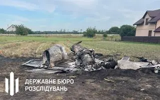 Miejsce katastrofy samolotów L-39 w obwodzie żytomierskim 